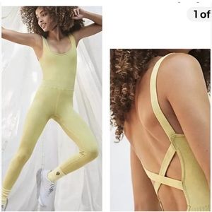 FP Movement by Free People Yellow Jumpsuit